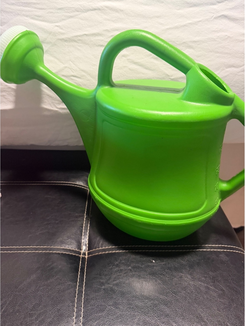 Green Plastic Watering Can